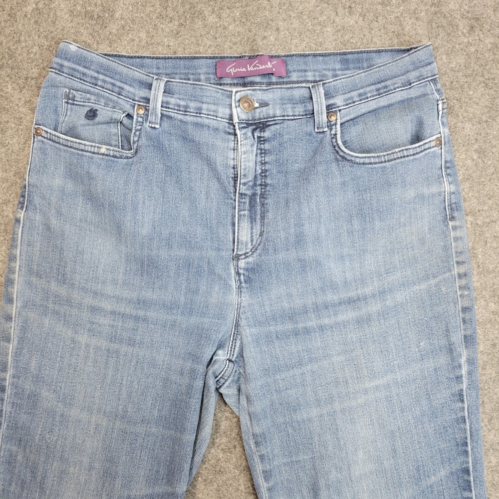 Gloria Vanderbilt Jeans Womens 12 Blue Denim Stretch Straight Leg LOT BUNDLE - Picture 7 of 13